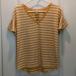 NWOT mustard yellow shirt